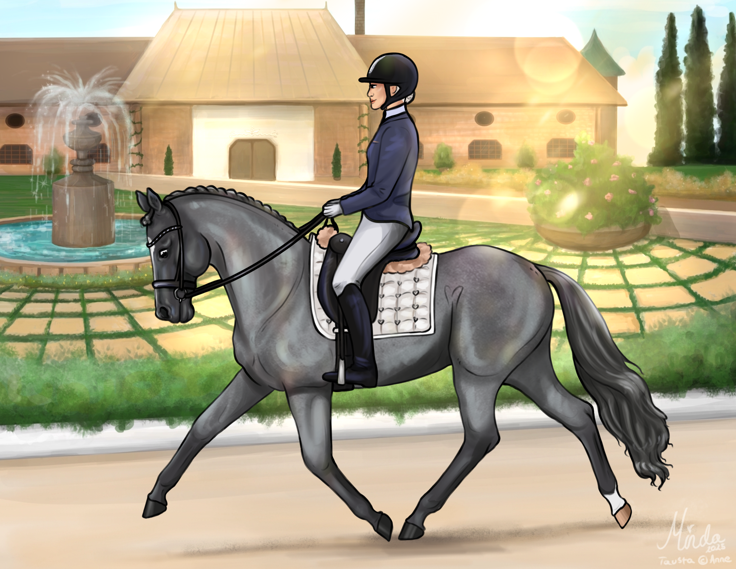 Sigrid Helander & Rosegarden's Imperial Dragon © Minda